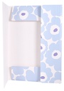 Kulmalukkokansio Marimekko Unikko vaaleansininen