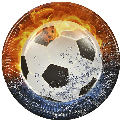 Kartonkilautanen 23cm Jalkapallo