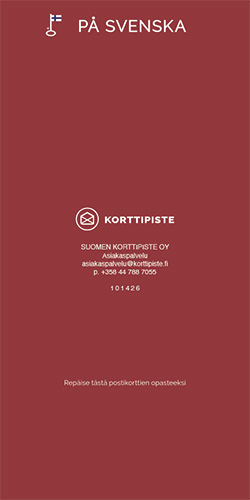 1-lok riviopaste joulu in English Jul avainlippu FI SE EN