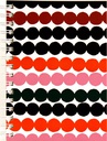 [15054] Muistikirja A5 kierre Marimekko Räsymatto multicolor