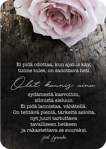 1-os kortti Joel Jyrinki