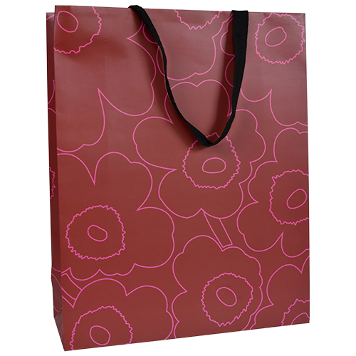 Lahjakassi XL/G Marimekko Piirto Unikko punainen