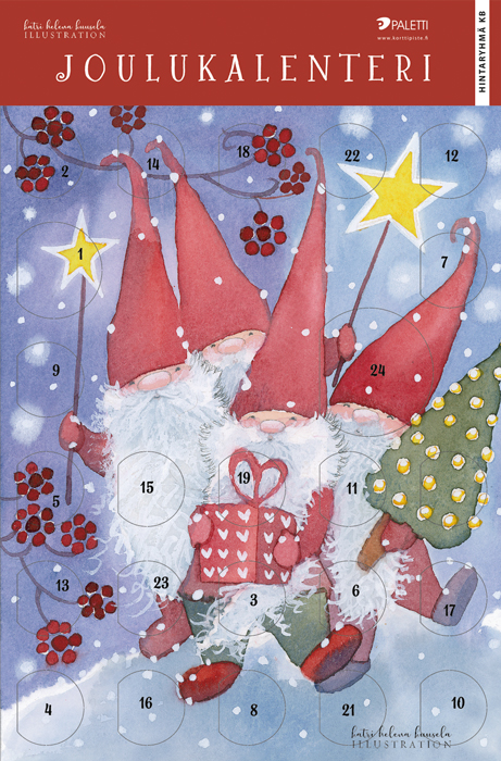 Joulukalenteri Katri Kuusela A4