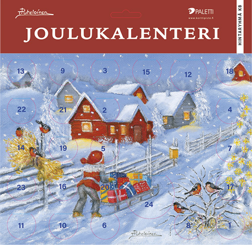 Joulukalenteri Timo Puheloinen A4