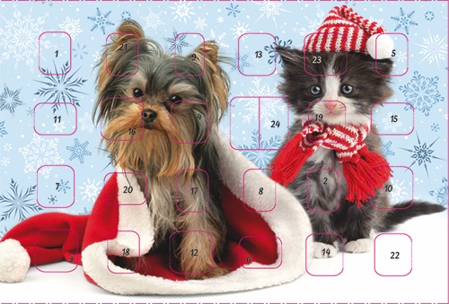 Joulukorttikalenteri CIL A6