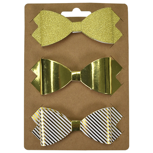 Paperirusetti joulu 3kpl kultainen KP17