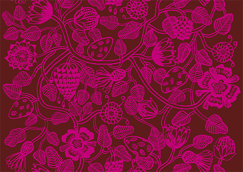 1-os Marimekko Tiara fuksia