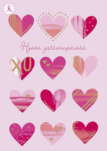 1-os ystävänpäivä Roosa nauha PMM Hallmark