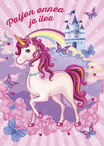 1-os onnittelu tyttö