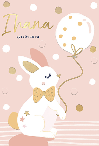2-os vauvakortti tyttö Navy Pink