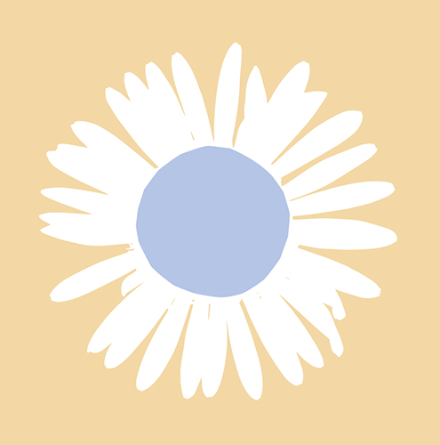 Pakettikortti Marimekko Auringonkukka sin-beige