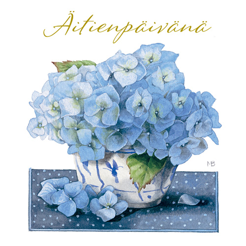 2-os äitienpäivänä neliökortti Marjolein Bastin