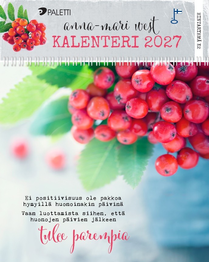 Seinäkalenteri 2027 Anna-Mari West 22x22 cm