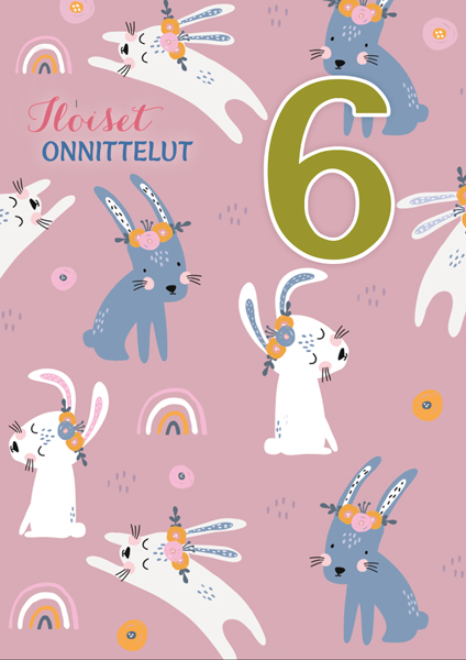 1-os vuosikortti 6v tyttö