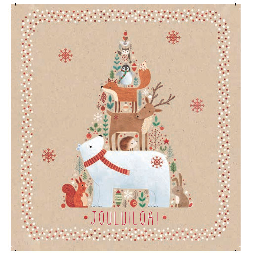 1-os joulu TMS eläinkuusi