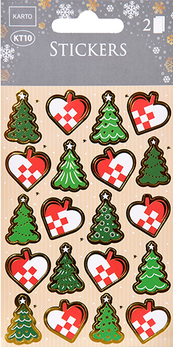 Joulutarra KT10 Sydämet ja kuuset