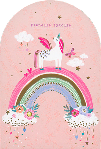 2-os vauvakortti tyttö