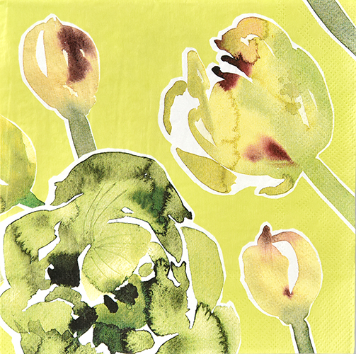 Servetti 33cm Pentik Lilia keltainen