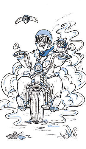 2-os kortti Sininen päivä