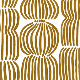 [1SER1011V31] Servetti 33cm Pentik Vilja ruskea