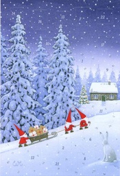 [315286] Joulukorttikalenteri A6 Melhuish