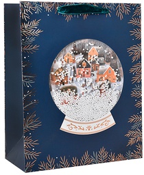 [6621220] Joulukassi L/G sininen konfetti