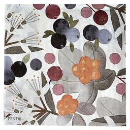[1SER1005MM1] Servetti 25cm Pentik Metsämarja multi