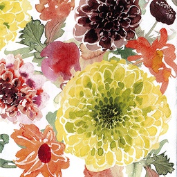 [1SER1024D91] Servetti 25cm Pentik Daalia multi