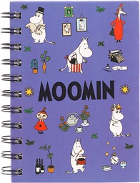 [203636] Wire-O notebook A4 Moomin purple