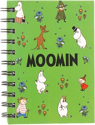 [203637] Wire-O notebook A4 Moomin green