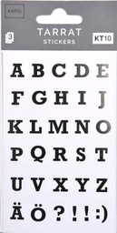 [351322] Sticker KT10 alphabets black