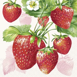 [L1071860] STRAWBERRY FRUITS cream 33 cm
