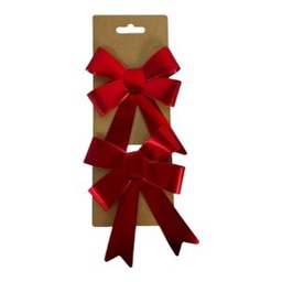 [581056] Paperirusetti joulu 2kpl punainen KP19