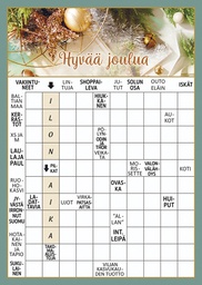 [29373] 1-os joulu ristikkokortti