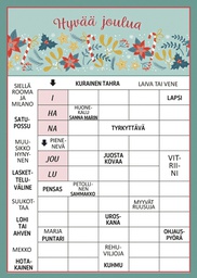 [29376] 1-os joulu ristikkokortti