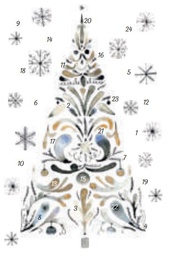 [315338] Joulukorttikalenteri A6