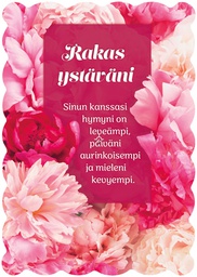 [29402] 1-os ystävänpäivä stanssattu Hallmark
