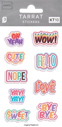 [351336] Sticker KT10 texts