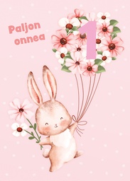 [47P20011] 1-os vuosikortti 1v tyttö