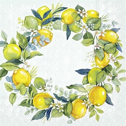 [L1035128] LEMON WREATH mint 33 cm