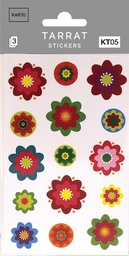 [351357] Paper sticker KT05 flowers