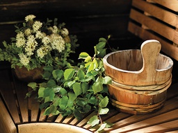 [318116] Juliste 30x40cm Saunakiulu ja -vihta