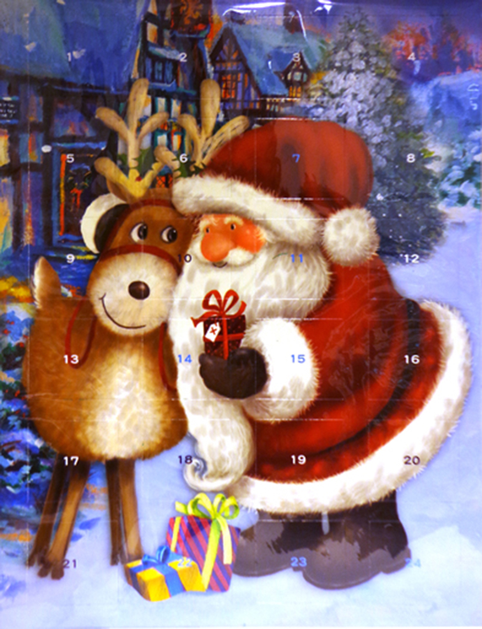 Joulukalenteri 245 x 310 mm