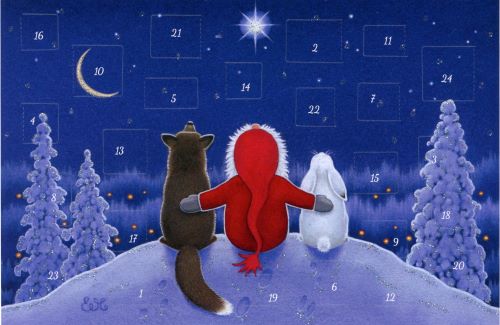 Joulukorttikalenteri A6 Melhuish