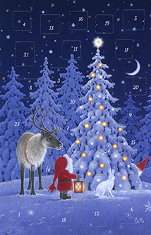 Joulukorttikalenteri A6 Melhuish
