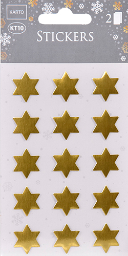 Joulutarra KT10 tähdet kulta