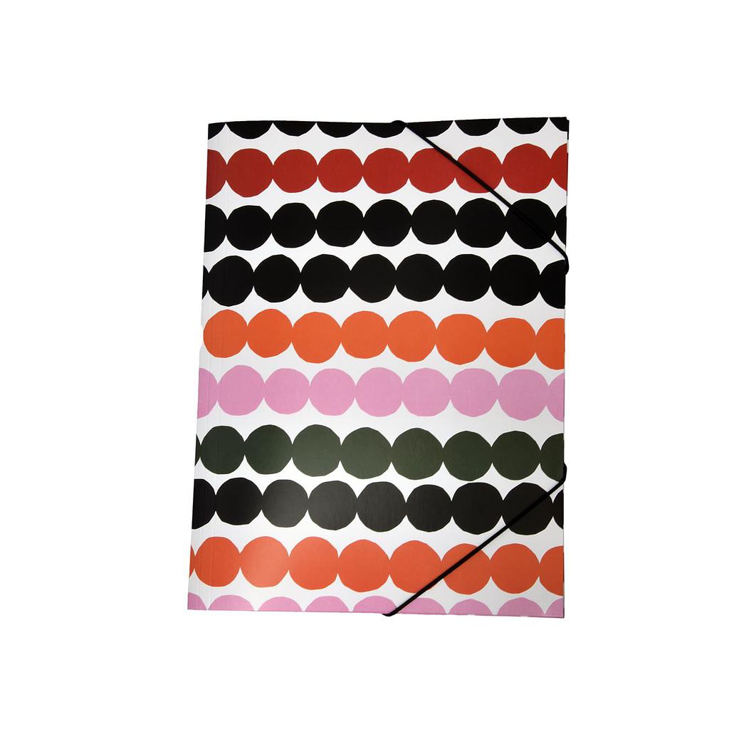 Kulmalukkokansio Marimekko Räsymatto multicolor