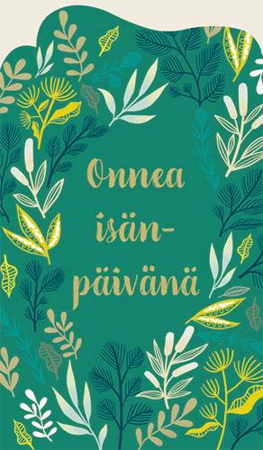 2-os isänpäivänä stanssattu Hallmark