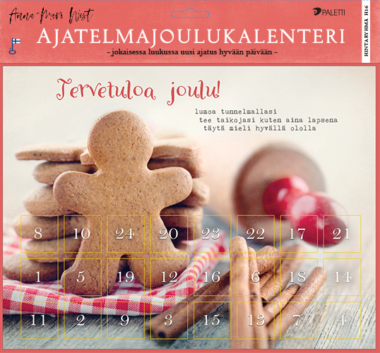 Joulukalenteri Anna-Mari West 