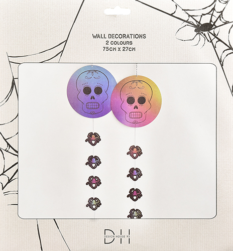 Seinäkoriste Halloween 75x27cm 2kpl